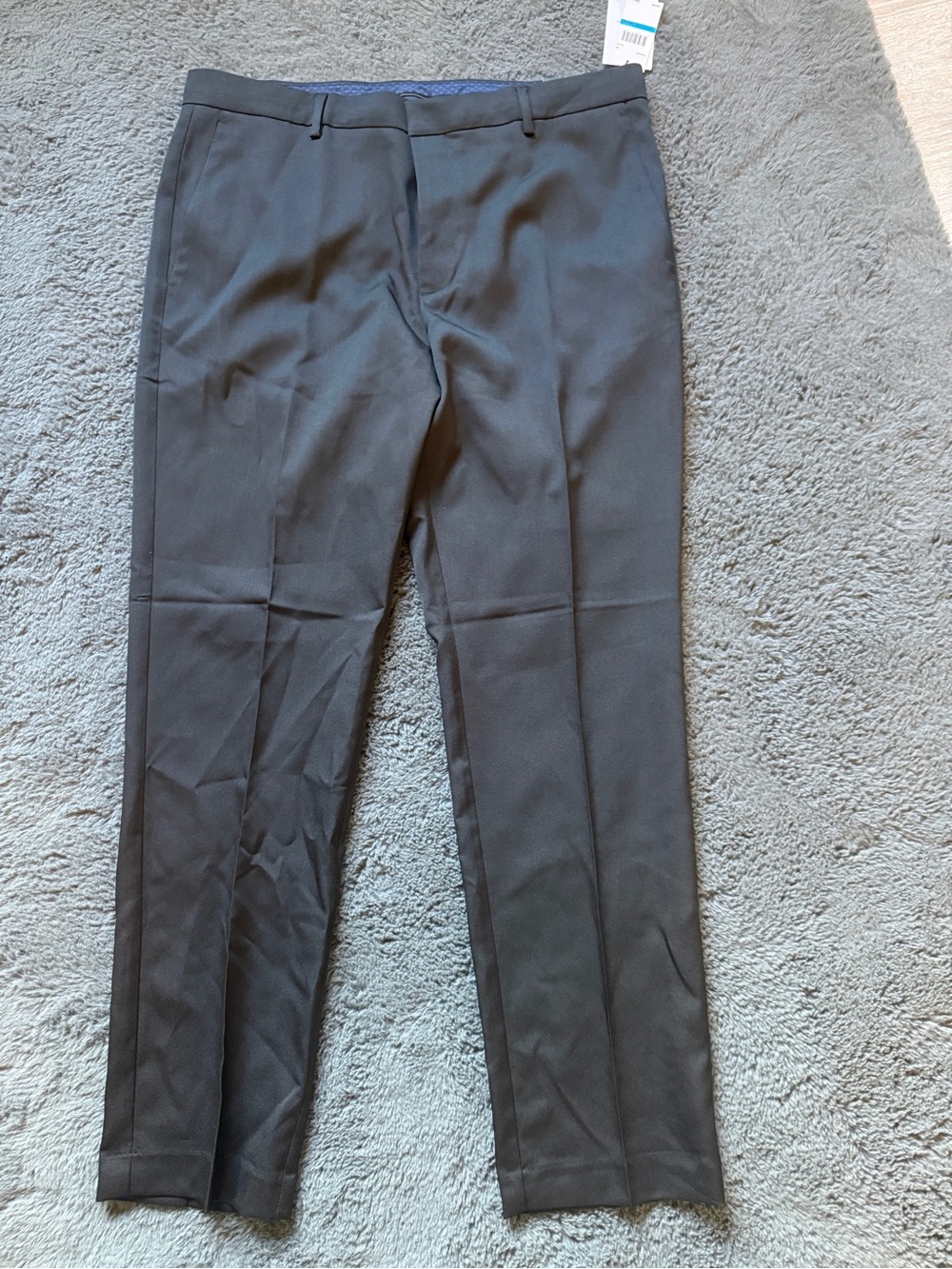 NWT! Perry Ellis Portfolio Black Men's Dress Pants 36x32